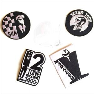 Ska Patches, Lot 4 patch, Mod, Iron On Applique/ Badge